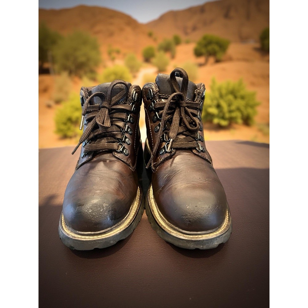 Timberland Brown 81302 Leather Chukka Ankle Boots Women Size 7.5